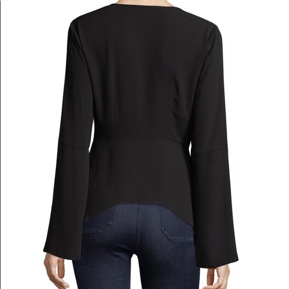 NWT BCBG MAXAZRIA Jadine Wrap Top - Picture 4 of 8